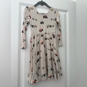 Kyte Baby 4T Kids Tractor Twirl Print Dress